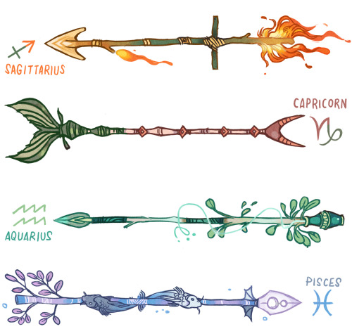 gabriel-picolo:Zodiac Arrows ♈️ Aries were the vanguard,...