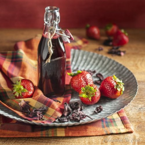 dessertgallery:Strawberry Hibiscus Syrup-Your source of sweet...