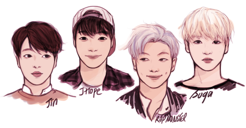 noranb:It’s the hyungs’ turn!Study of Bangtan’s maknae line...