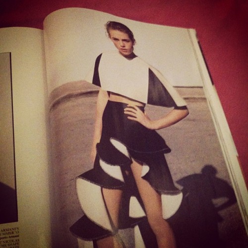 fashion love blackandwhite fashionphotography ghesquiere voguebritish style balenciaga frill black white minimal ruffle bold mclellan nicolasghesquiere feminine bw rosietapner francescaburns graphic talent mono editorial vogue