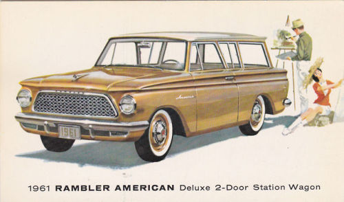 americancarsguide:1961 Rambler American 2-door Station...