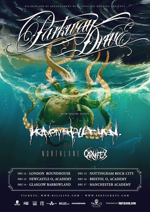 Live Music Parkway Drive Heaven Shall Burn