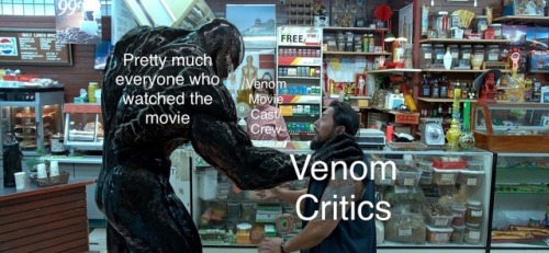 the critics just have bad taste and that& 039;s the tea venom movie venom venom 2018 venom movie 2018 Eddie Brock symbiote venom symbiote symbrock Eddie Brock x venom symbiote venom reviews venom critics