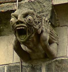 blackpaint20:#Gargoyles are numbers commonly carved into the...