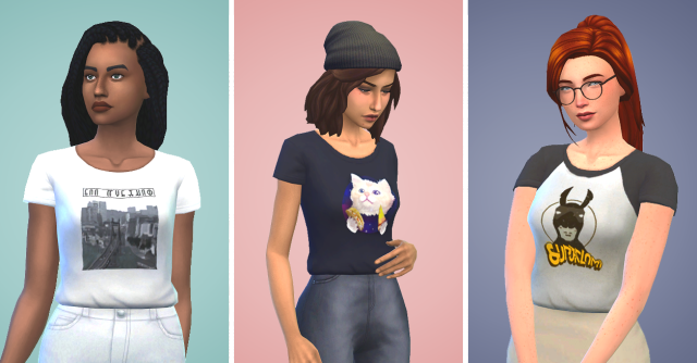 Maxis Match Cc — Mlyssimblr Simpop Culture Tucked In T Shirts