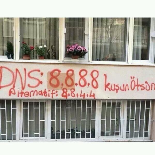 new-aesthetic:
“ Twitter / utku: “Twitter is blocked in Turkey. On the streets of Istanbul, the action against censorship is graffiti DNS addresses.” ”
italian style…?