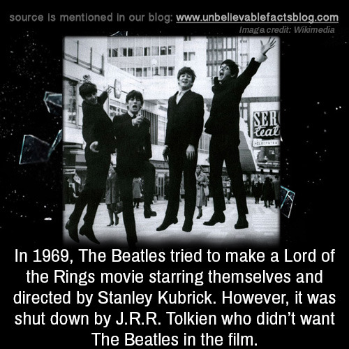 unbelievable-facts:In 1969, The Beatles tried to make a Lord...