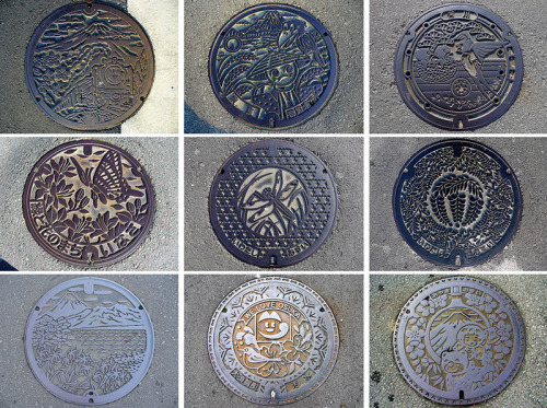 culturenlifestyle:Japan’s Artistic Manhole Covers Paving The...