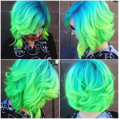 Neon Hair Tumblr