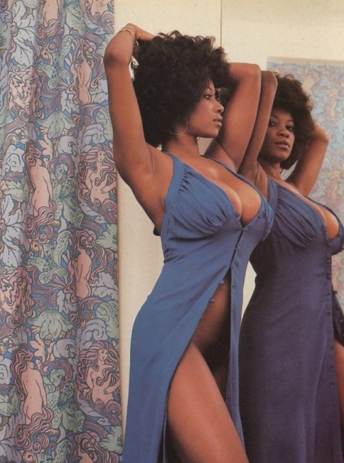 eroticaretro:African-American model, Veronica Diemen, captured...