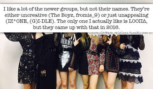 unpopularkpop-opinions:I like a lot of the newer groups, but...