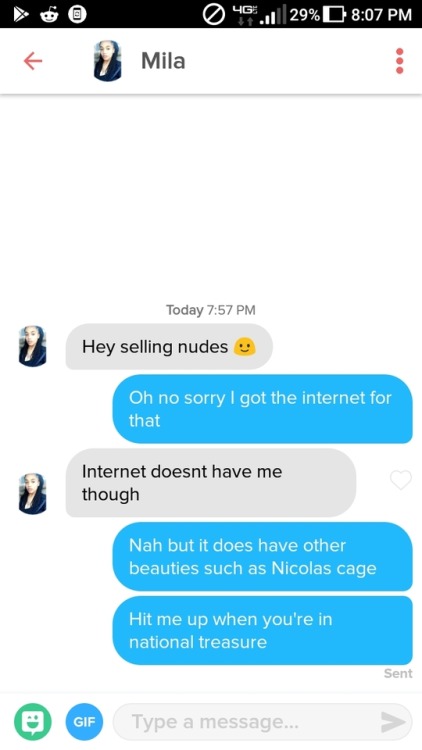 tinderventure:I’d buy his nudes