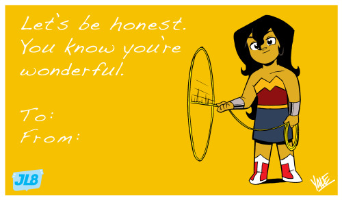 jl8comic:Here are some JL8 valentines! Feel free to print them...