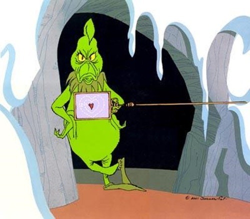 It's Just a Cartoon, Does the Grinch have a serious heart condition?