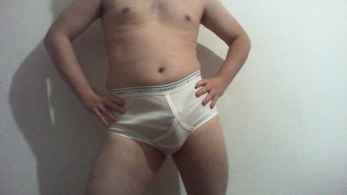 You ever wanted to see me in Y-front briefs?