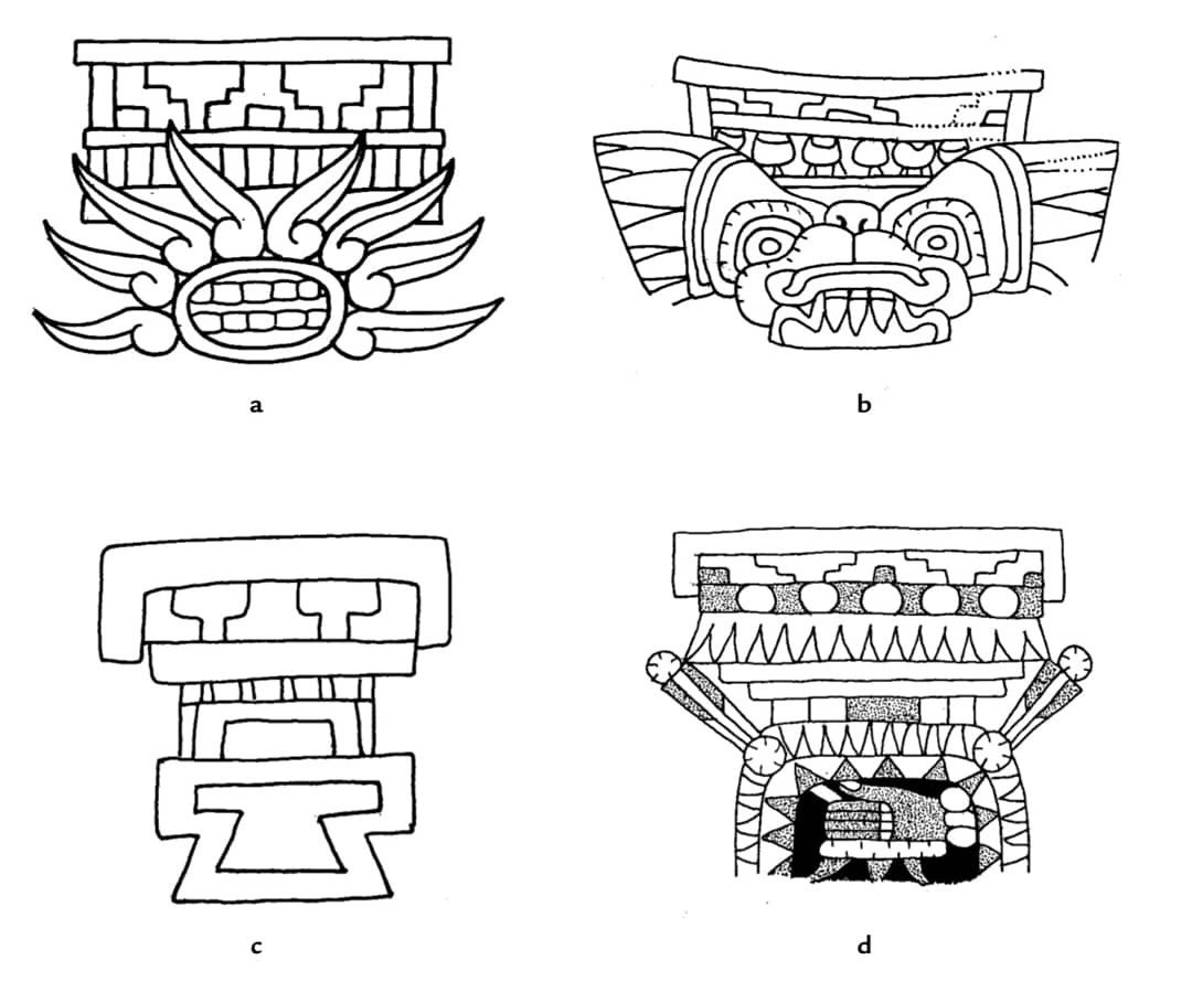 Mexica Heart — A series of drawings of Teotihuacan glyphs. In...