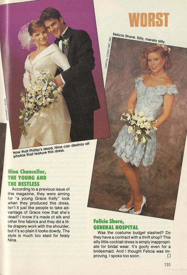 Classic Soap Opera Digest News — THE BEST & WORST WEDDING