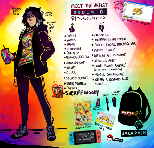 meet the artist meme me art koolaid-girl