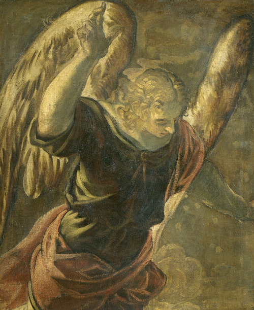 artist-tintoretto:Annunciation the Angel, TintorettoMedium:...