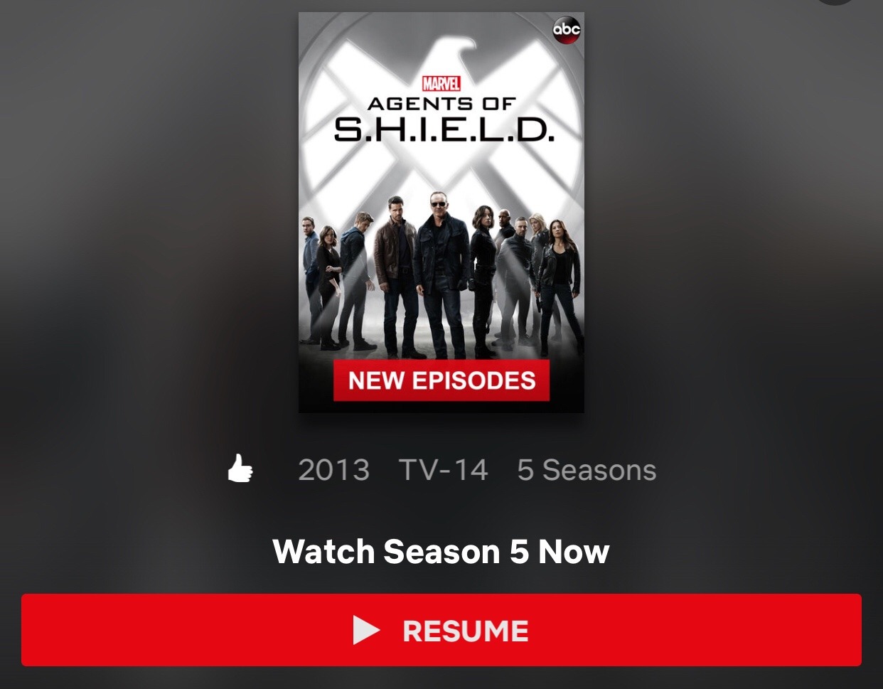 agents of shield in netflix