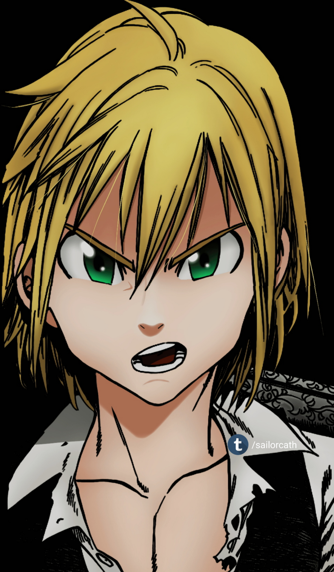 meliodas captain of the seven deadly sins | Tumblr