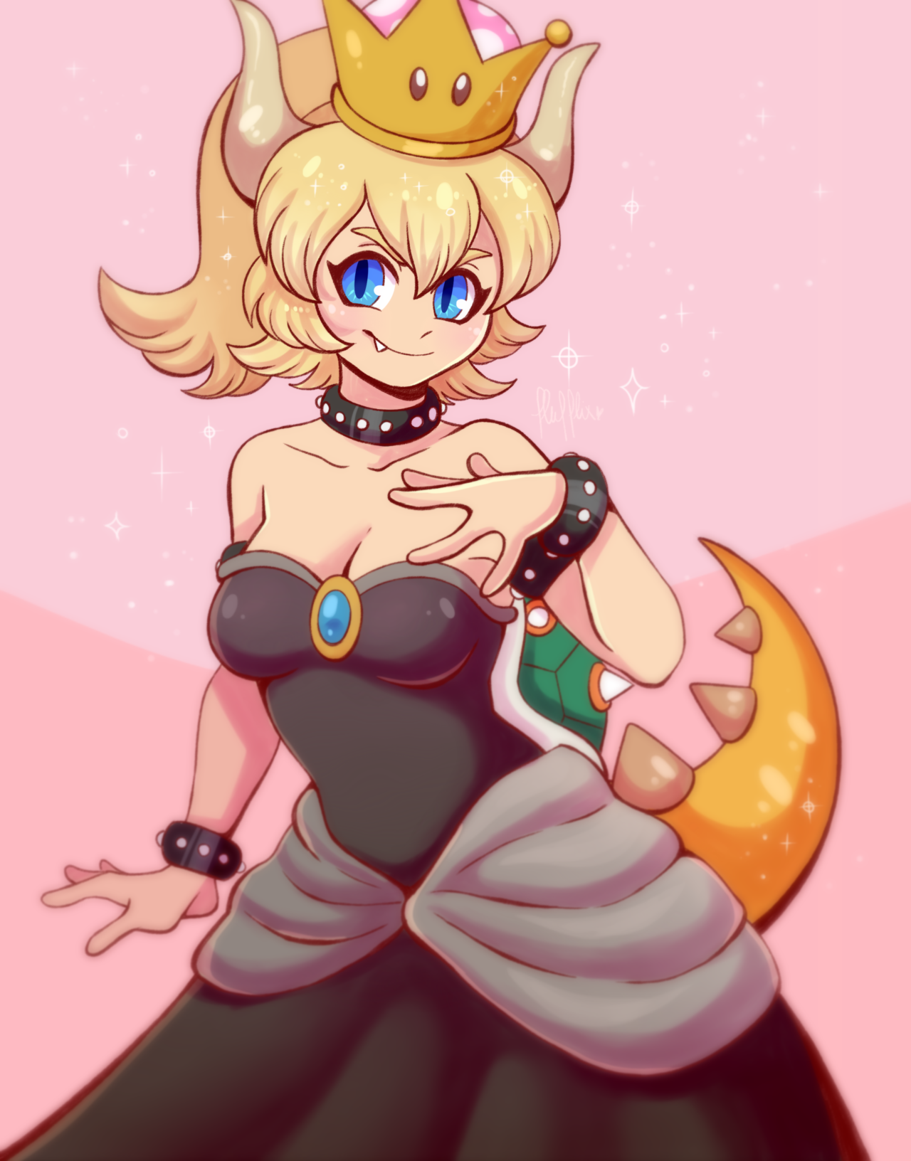 Bowsette afrobull