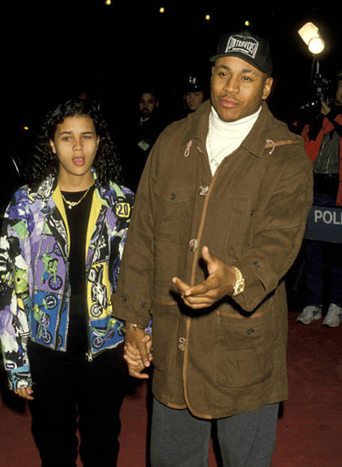 twixnmix:LL Cool J and his girlfriend Kidada Jones (1993) 