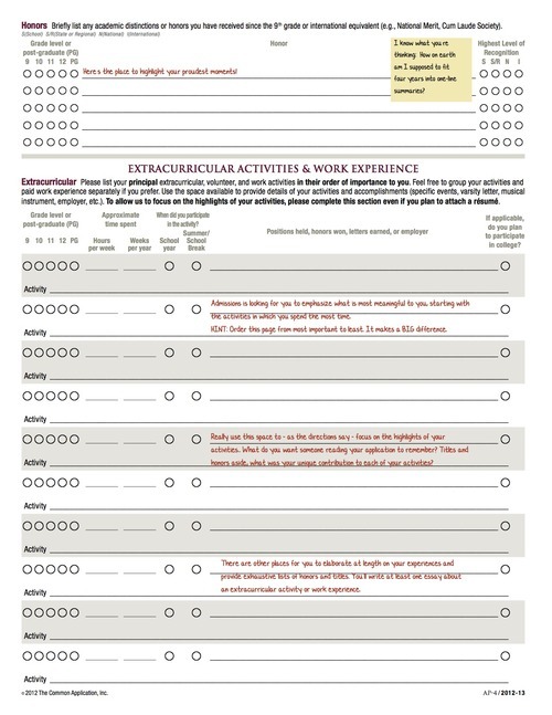 How to Write a Strong Common App Activities List - Expert Admissions