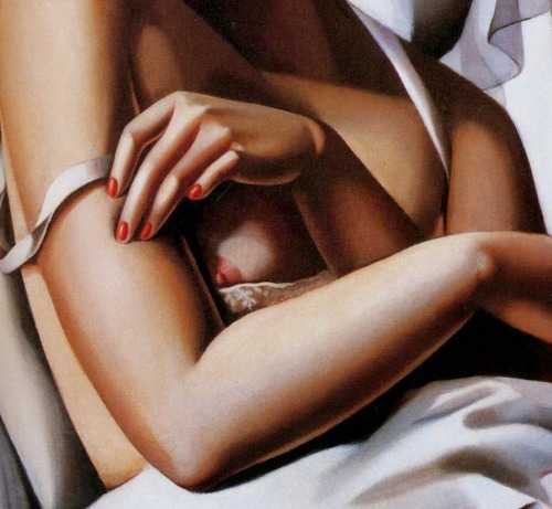 kradhe:The Convalescent, detail, 1932. Tamara de Lempicka