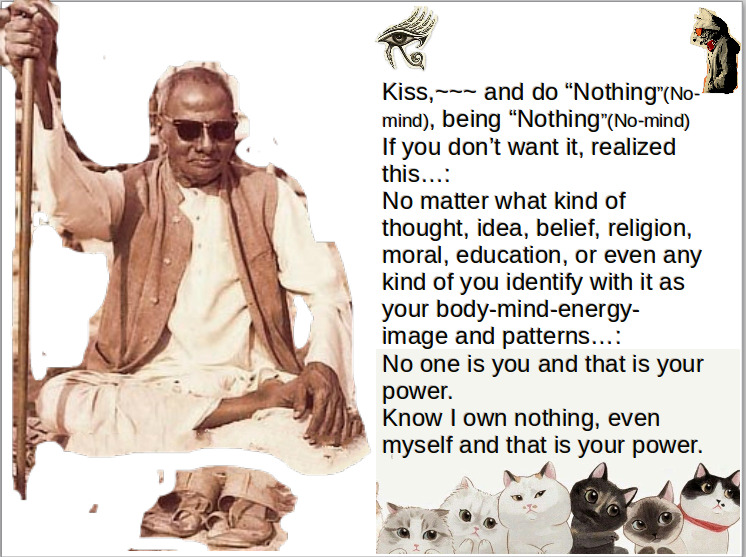 Socrates' Tao — Kiss,~~~ and do “Nothing”(No-mind), being...