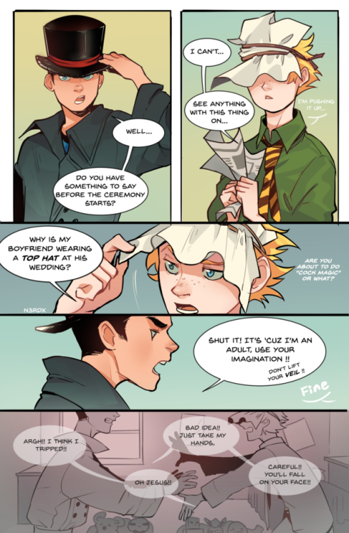 n3rdx:Here’s the comic I made for @thebookoflovezine !! I’m so...