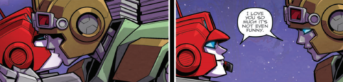 teamrodimus:this issue was good and very gay