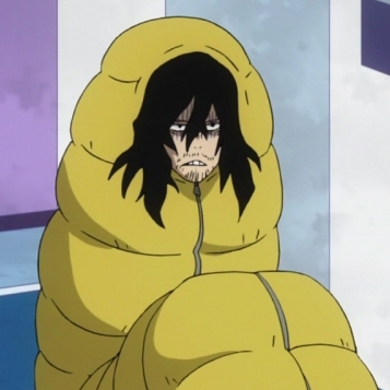 mr aizawa sleeping bag plush