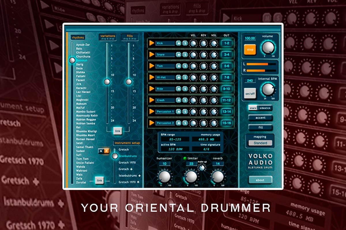 Volko Alaturka Drum 1-2-4 VST-RTAS-AU WIN-MAC Volko Alaturka Drum 1-2-4 VST-RTAS-AU WIN-MAC