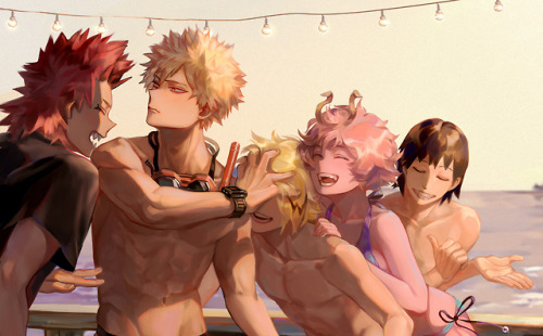 taro-k:coincidentally I have a pic of swimwear Bakusquad to pair...