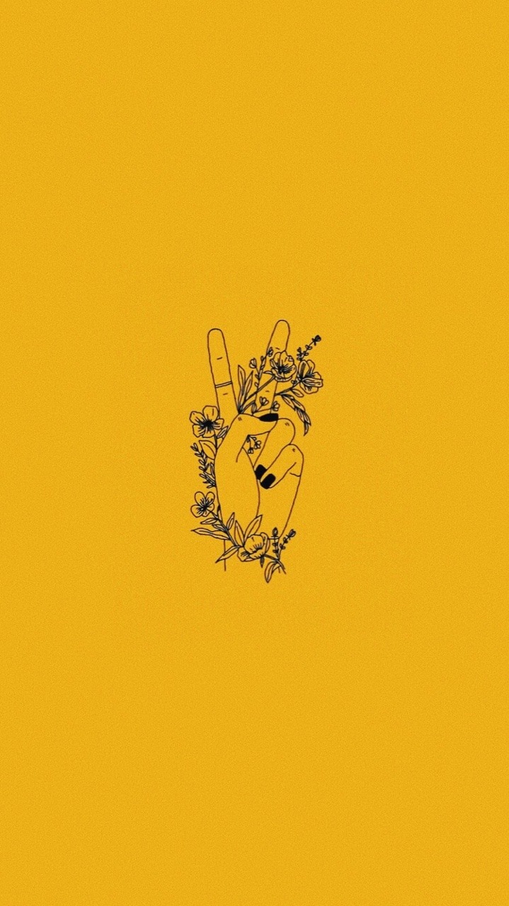 yellow lockscreens on Tumblr