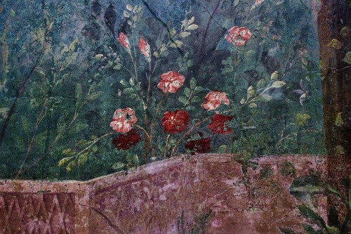 last-of-the-romans:The Painted Garden of the Villa of Livia....