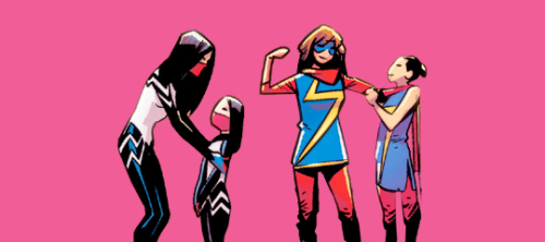 robihn:Cindy Moon and Kamala Khan in The Totally Awesome Hulk...