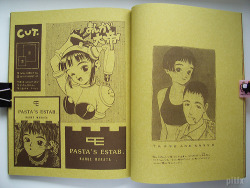 Two pages from the doujinshi â€œTempao 2nd additionâ€  Released in 1994(1999).