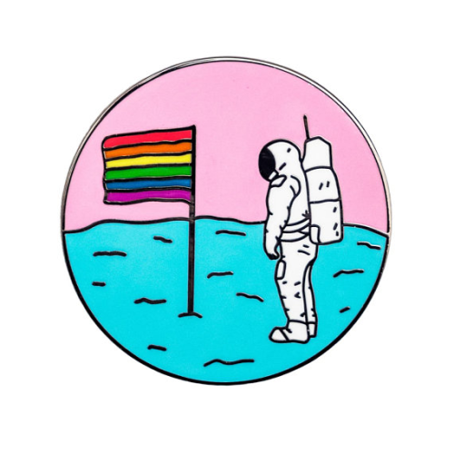 magicalshopping:♡ Queer Moon Pin ♡ Please don’t remove this...