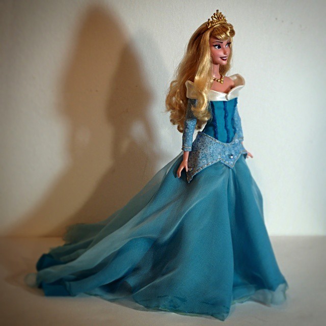 sleeping beauty blue dress doll