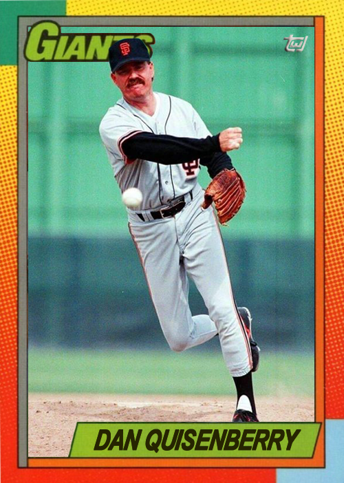 Dan Quisenberry 1990 Topps – Sully Baseball Card of the Day for June 21,  2017