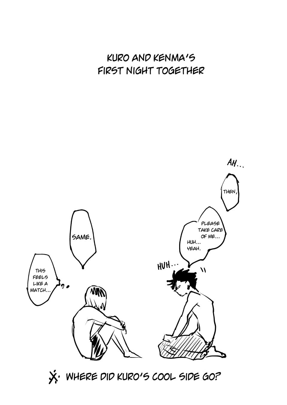 baecon scans haikyu dj kuro and kenma s first night baecon scans tumblr