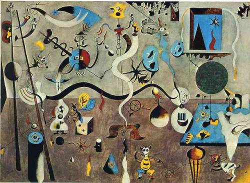 artist-miro:Harlequin’s Carnival, Joan MiroMedium:...