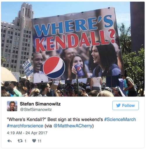 buzzfeed:The Science March had the best signs, period.