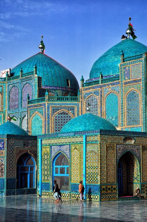 coisasdetere:Blue Mosque in Mazar-eSharif, Afghanistan.