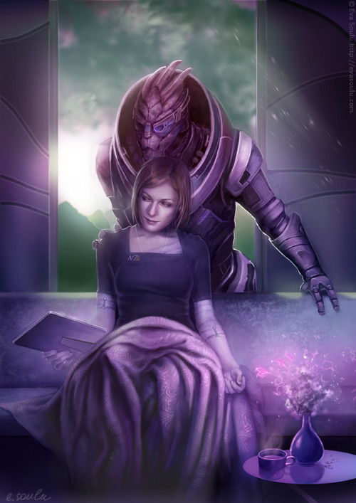 eva-soulu:Nostalgia break and some of my old Mass Effect...