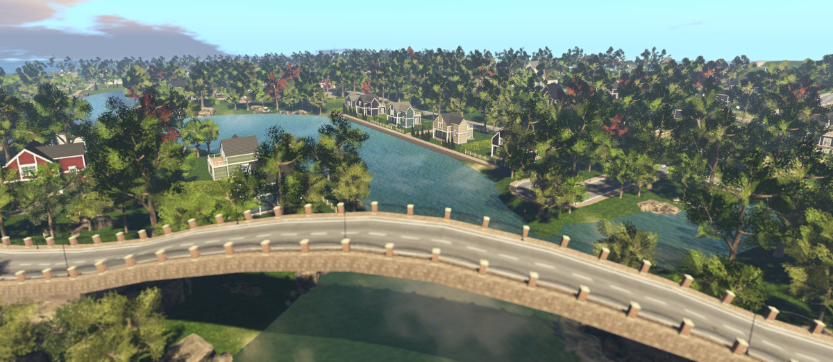 Bellisseria's hinterland, home of the new Linden Homes
