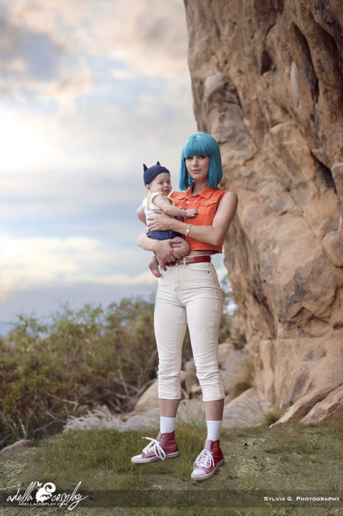 blablabladg:Adella as Bulma (Dragon Ball)MOM & BABY....