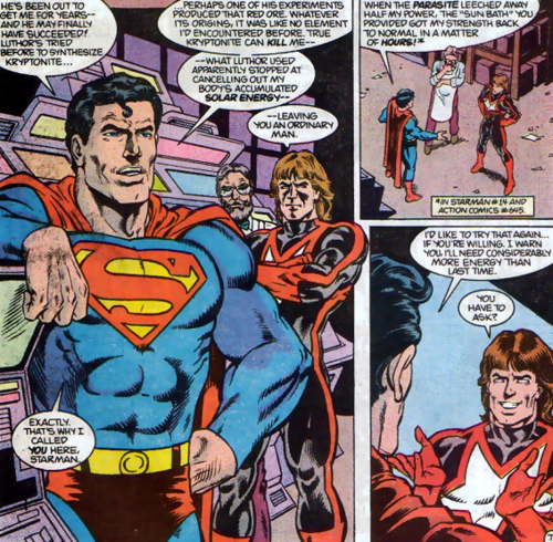 Superman '86-'99 - There are a few Professor Hamilton sequences that...